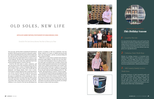 Boerne Lifestyle Magazine Article Feature